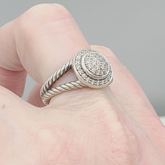 David Yurman Petite Cerise Diamond Ring - Picture 10 of 15